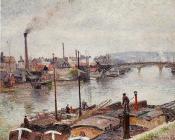 卡米耶 毕沙罗 : The Port of Rouen